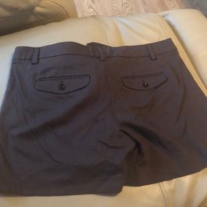 Dressy shorts dark chocolate brown .. sure comfy